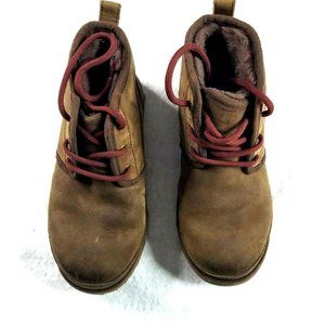 Ugg Neumel II Big‎ Kids Size 3 M Waterproof Boots Wool Lined Brown MSRP $110